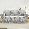 Printed Sofa Cover Stretch Couch Covers Patterned Slipcovers With Skirt Washable Spandex Furniture Protector For Living Room