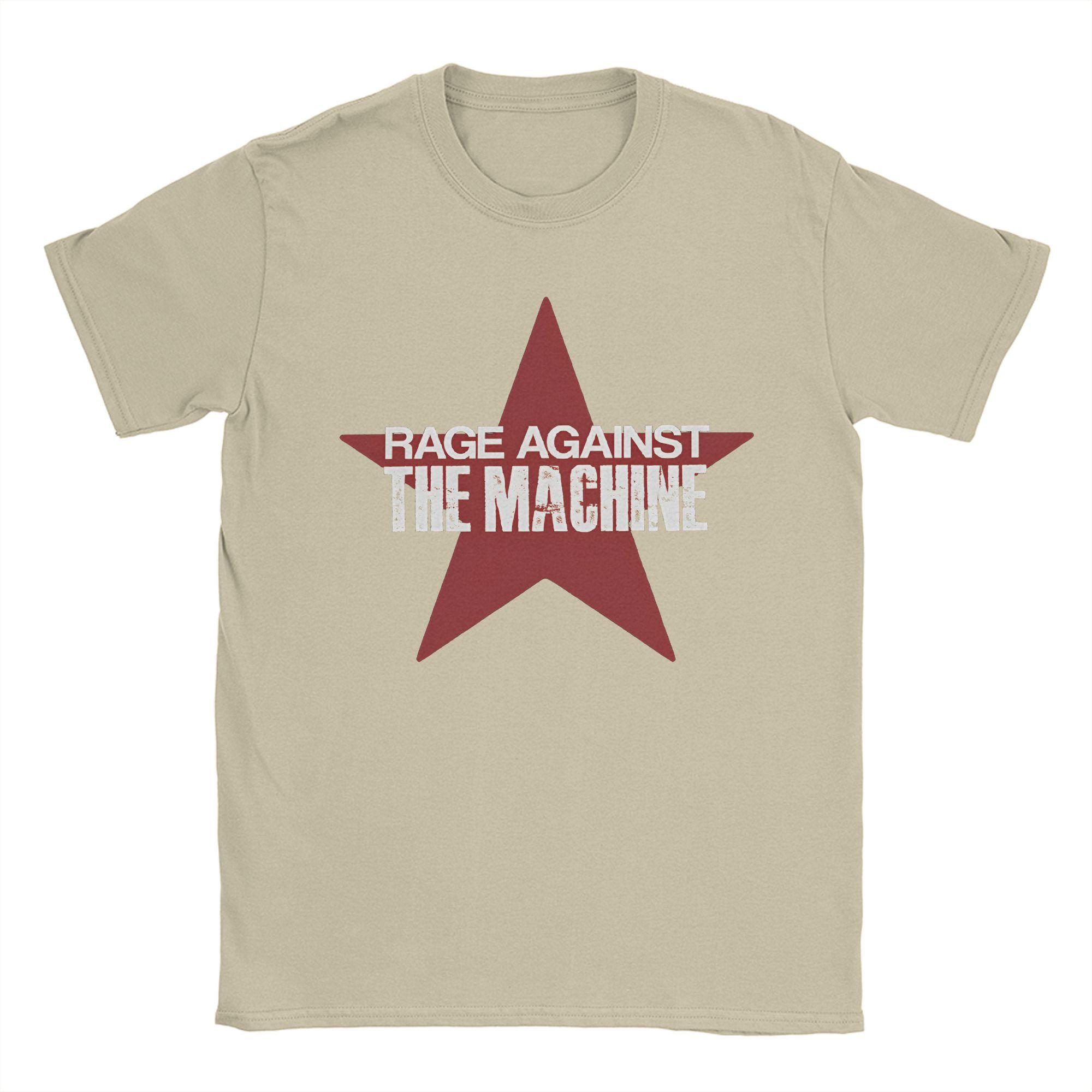 

Summer Rage Against The Machine Star TShirt Women Men Funny Cotton Tees Crew Neck Short Sleeve Unisex T Shirts Big Size Tops S