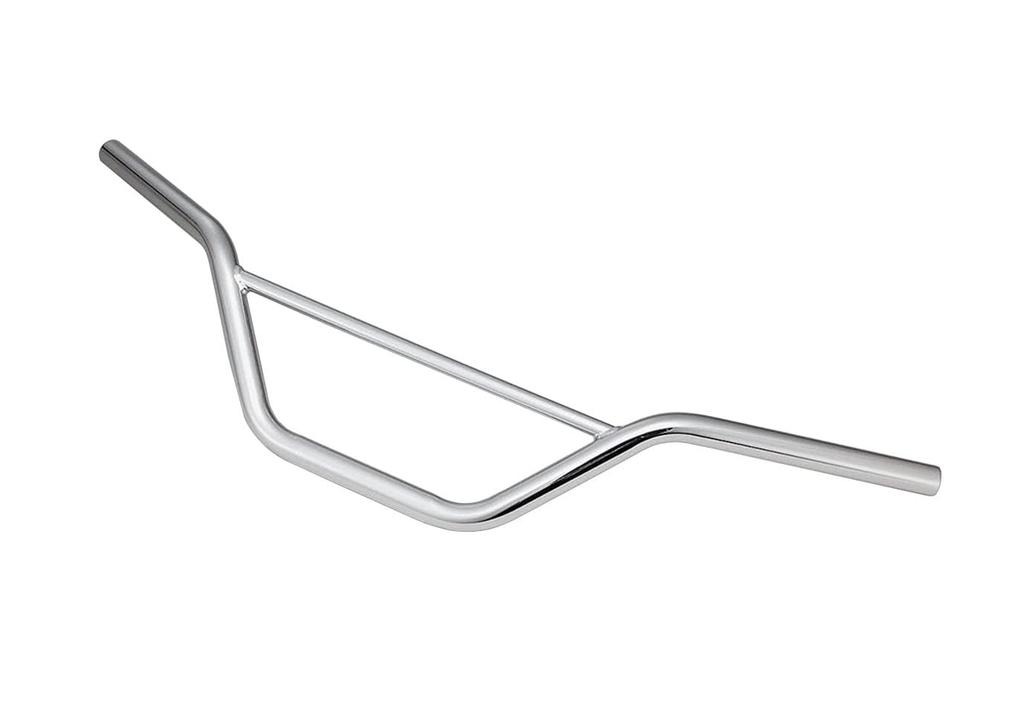 Kijima Motorcycle Bike Parts Handlebar with Tracker Bar Steel Plated Finish L650 General Purpose 22.2 204-3395