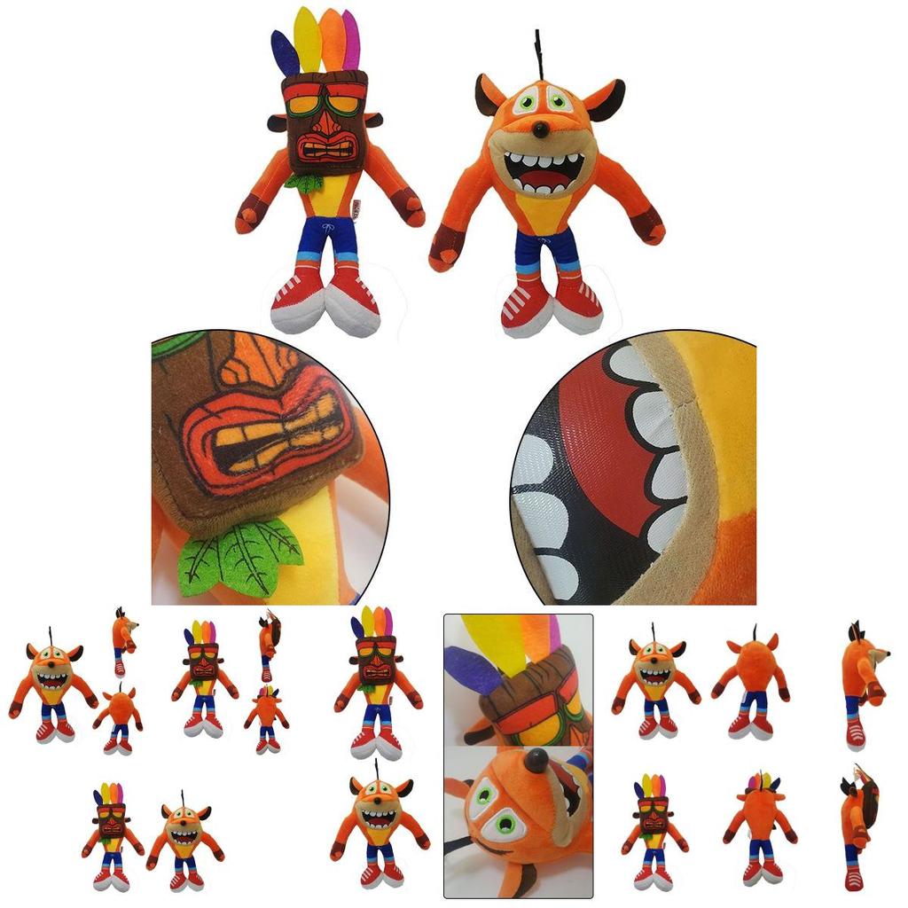 Adorable Crash Bandicoot Plush Toy Featuring Soft Plush Material Perfect For Collectors