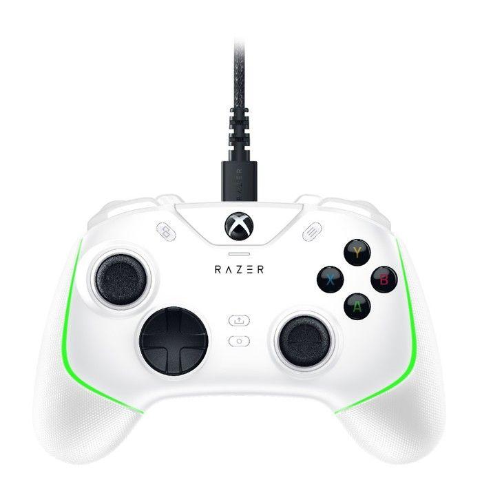 Manette de jeu - razer - wolverine v2 chroma - blanc - usb - bluetooth