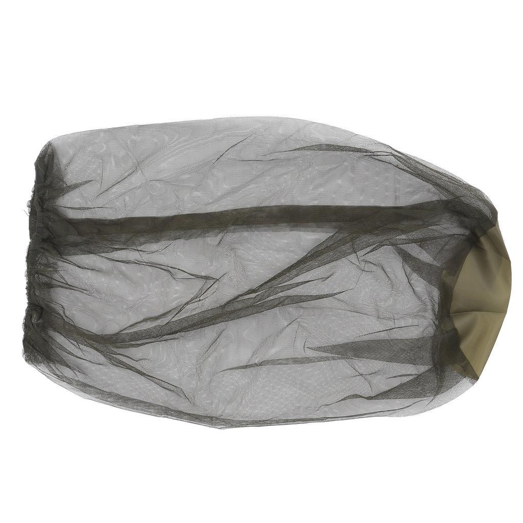 Red de pesca nocturna antimosquitos de nailon, protector solar, malla transpirable(Verde militar )