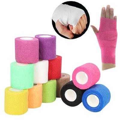 4.5m Colorful Sport Self Adhesive Elastic Bandage Wrap Tape Elastoplast for Knee Support Pads Finger Ankle Palm Shoulder