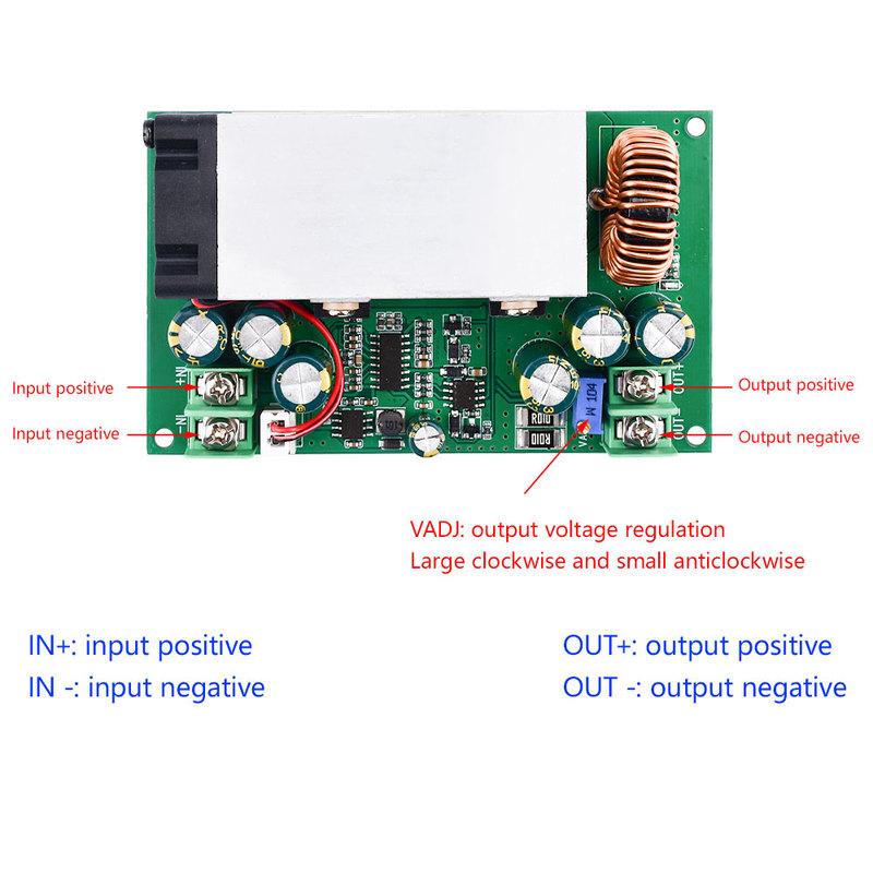 1pc DC Step-down Module 12V-75V to 5V 19V 21V 24V 48V 600W High-power 25A Step Down Module
