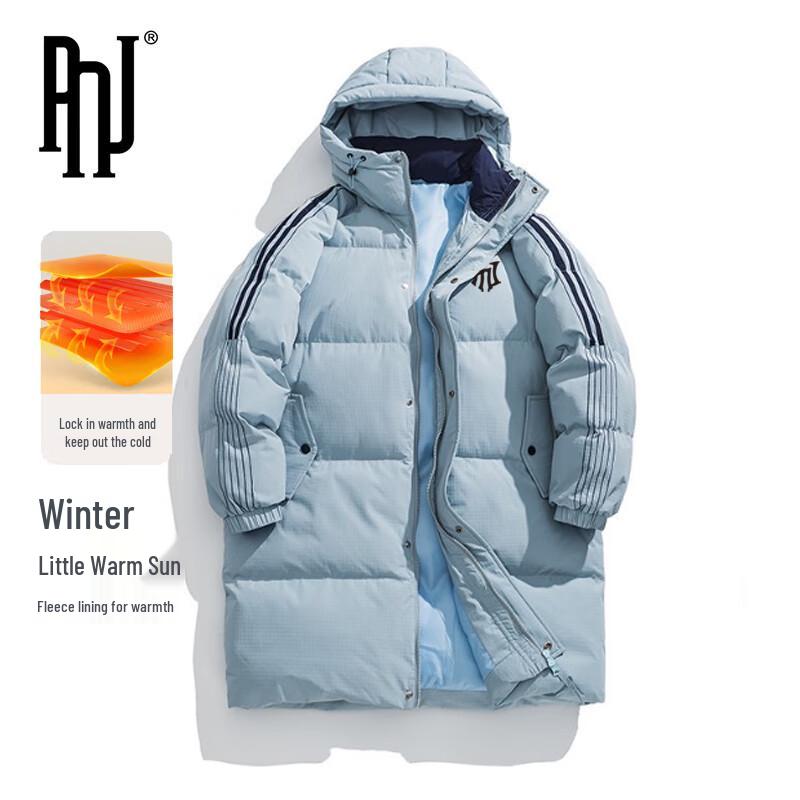 

PNJ Men s Winter Hooded Mid-length Padded Jacket 4XL