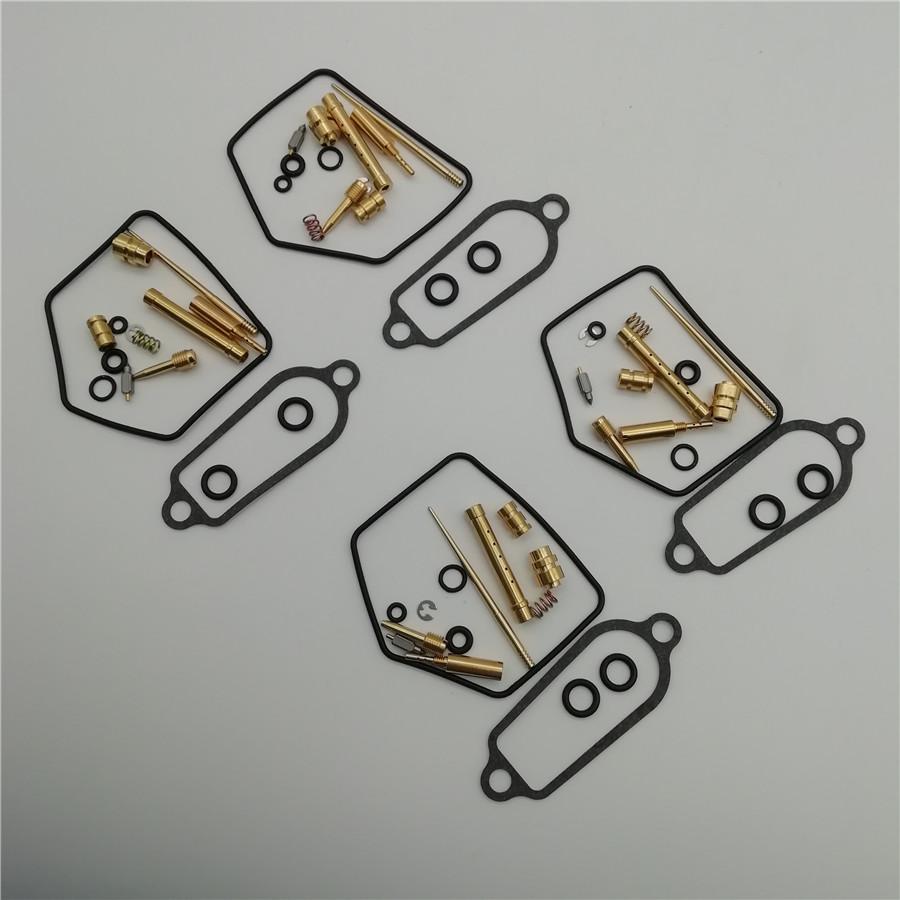 4 Set Motorcycle Carburetor Repair Kits for Honda CB400F Super Sport 1975 - 1977