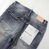 Purple Ripped Jeans - Men's Trendy Autumn Korean Style Trousers