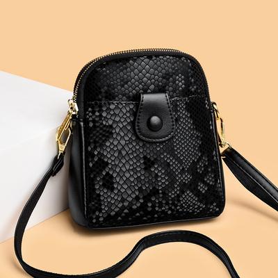 Una Borsa alla Moda Monospalla per Cellulare con Scomparti Multipli e una Versatile Borsa a Tracolla da Donna