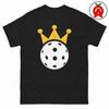 Pickleball King T-Shirt, Crown Graphic Shirt, Royal Classic TShirt, Sport Casual Top, Player Crew Neck Tee, Game Unisex Shirt