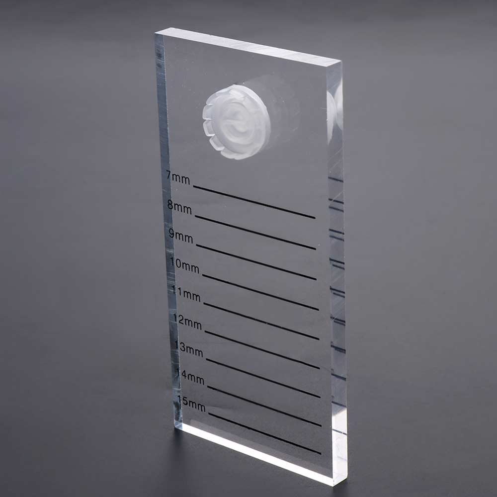 Shelf Lashes Glue Cap False Lash Tile Fake Eyelash Tray Clear Eyelash Plate Lashes Glue Pallet