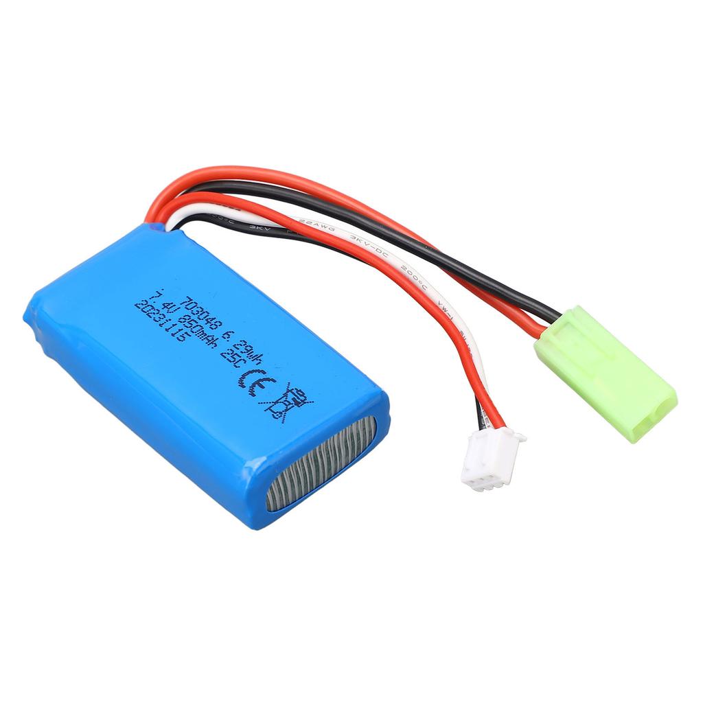 7.4V 850mAh Lithium Battery 703048 for WLToys V912 V262 V333 V353 BQ202 RC Airplane Replacement Batt