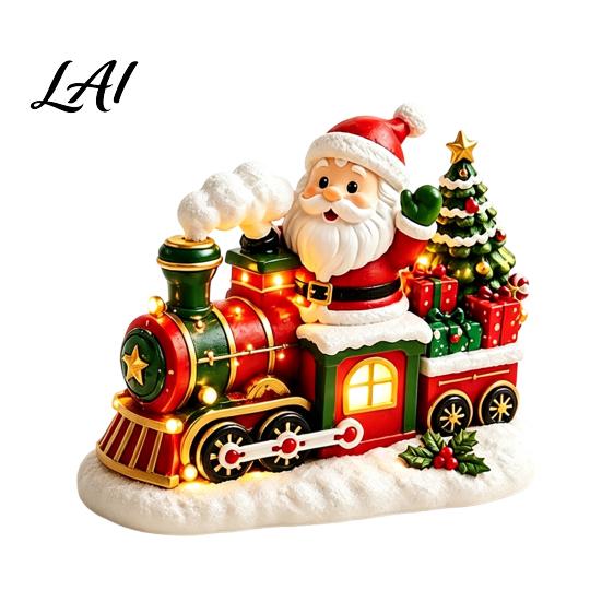 Festive Plaster Models for Painting DIY Christmas Kit Cute Xmas Tree House Santa Snowman Creative Art Projects Adults Figurine Craft Set Holiday
