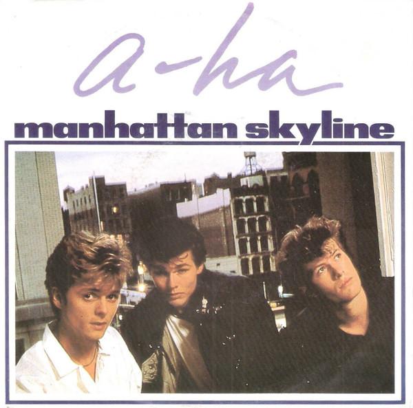 7inch Record AHA  Manhattan Skyline W8405 WARNER BROS 1987 UK Pop Used