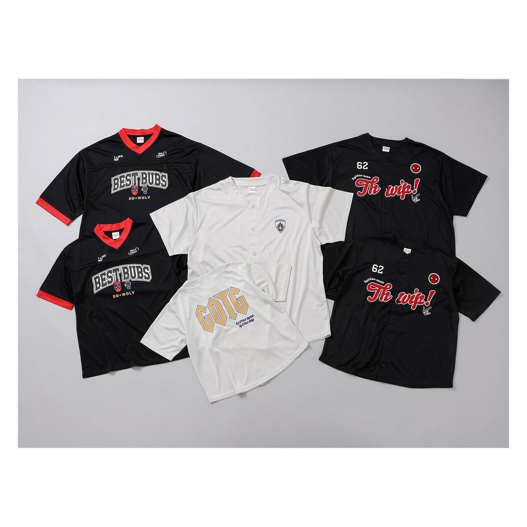 Small Planet Marvel Baseball One Size Fits All Spider-Man Shirt, Black,