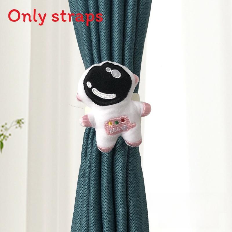 Cartoon Astronaut Plush Doll Curtain Tiebacks Buckle Childrens Decoration Room