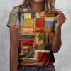 Vintage Oil Painting 3D Print T-Shirts Women Casual O-Neck Short Sleeve T Shirt Harajuku Tees Streetwear Y2k Top Female Clothing