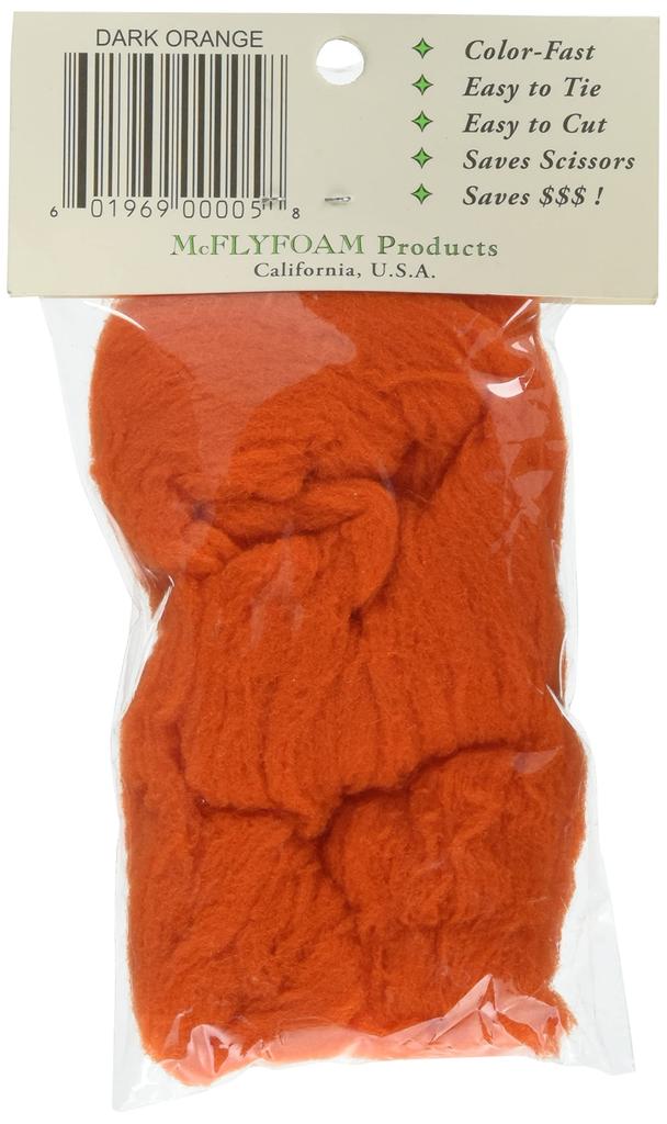 TIEMCO Fly Tying Hairline Dubbing Mac Fly Foam Egg Yarn Arancione Scuro #5