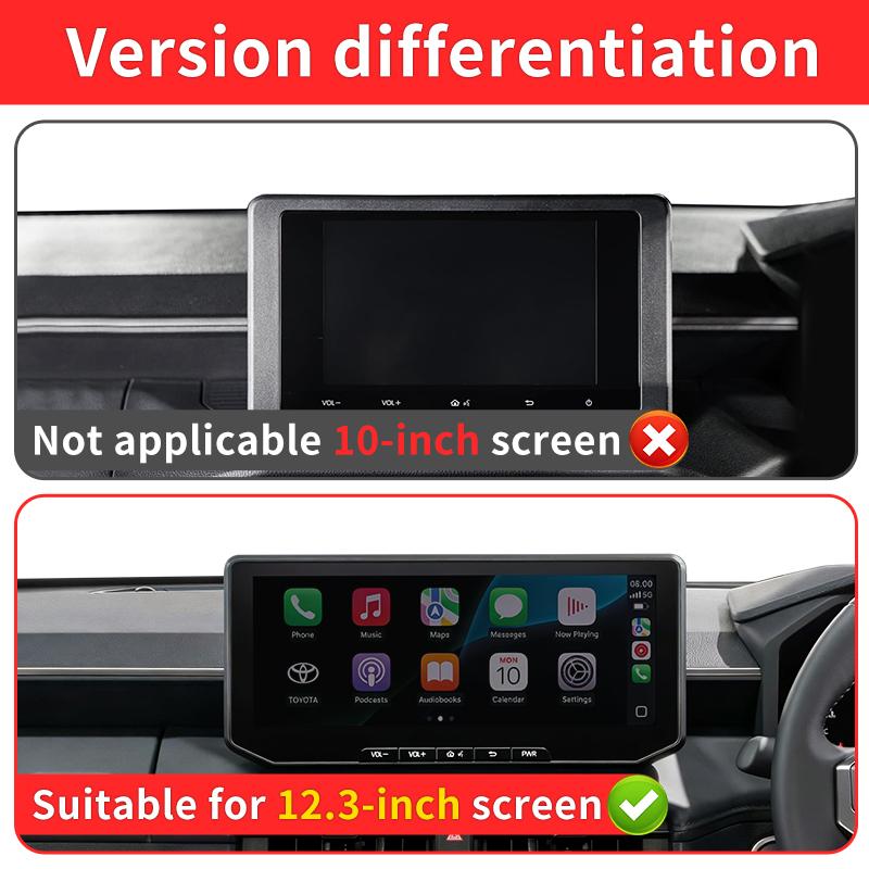For 2026 Toyota Hilux SR Pickup Navigation Screen Phone Holder Adjustable Stable Anti Shake Hands Free Auto Interior Accessories