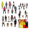 Non-assembled 2.5-4.5 Inch Toilet Man Vs Surveillance Man Pvc Figure For Export