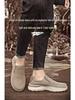 Men's Slip-On Canvas Shoes - Old Beijing Style, Thick Sole, Available in Extra Large Sizes up to 48