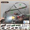 Boy's Green Retro Steam Train EMU Model - Cross-Border Remote Control Educational Toy