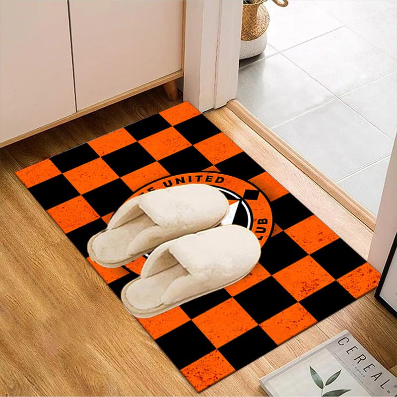 Tappeto Ufficio con Stemma Dundee United, Cuscino per Sedia, Tappeto per Ingresso, Tappeti per Soggiorno, Camera da Letto, Regali di Natale