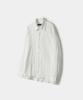 TRIP LE SENS Steady Cotton Pleated Overshirt_Navy
