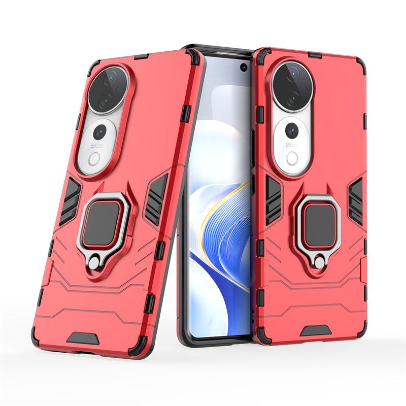 Applicable to VIVO S19Pro Black Panther mobile phone case S18Pro all-inclusive S17 bracket S16 anti-drop S15 protective case