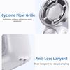Air Turbo Tech Handheld Turbo Fan LED Display Pocket Fan Powerful USB Rechargeable Fan  Home
