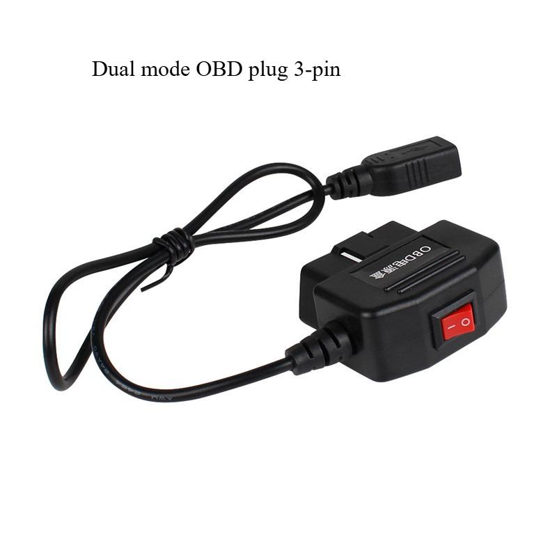 For Dash Camera Car DVR 24h Parking Car Accessories Battery Protection New Good OBD To Type C Charger Power Cable
