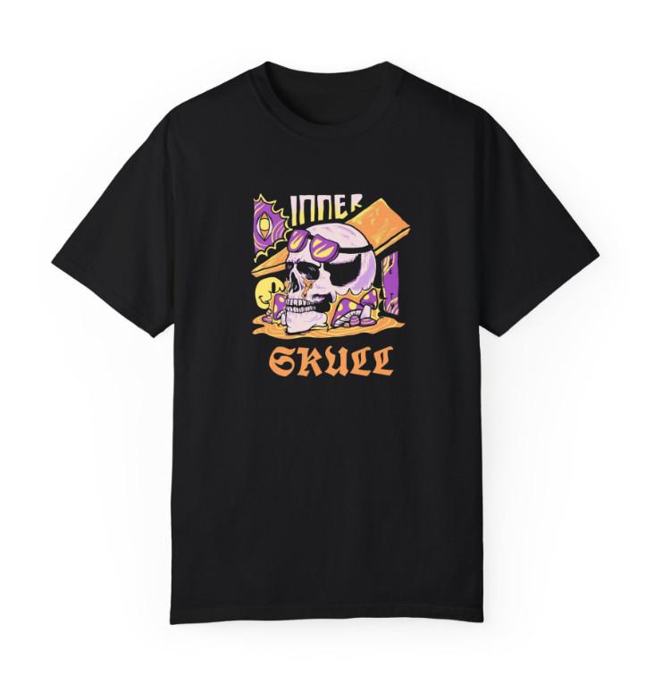 Skull head trippy illustration T-Shirt Unisex tee