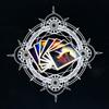 Square Flannel Tarot Altar Cloth Card Board Game Astrology for Oracle Card Pad Table Cover Card Mat Divination Tableclot