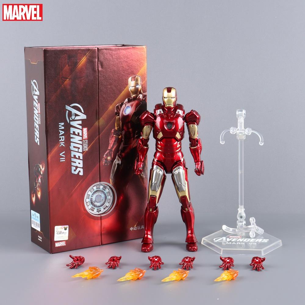 ZD Toys Залізна Людина Фігурка Марк 35 Червоний Снаппер Залізна Людина МК 24 МК 22 МК 47 Тоні Старк Фігурка Залізної Людини Екшн Колекційна Іграшка Подарунок