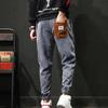 Winter Men Thick Warm Corduroy Sweatpants Men Cargo  Pants Color Matching Fleece Liner Elastic Waist Big Pocket Trousers Loose Sports Harem Pants