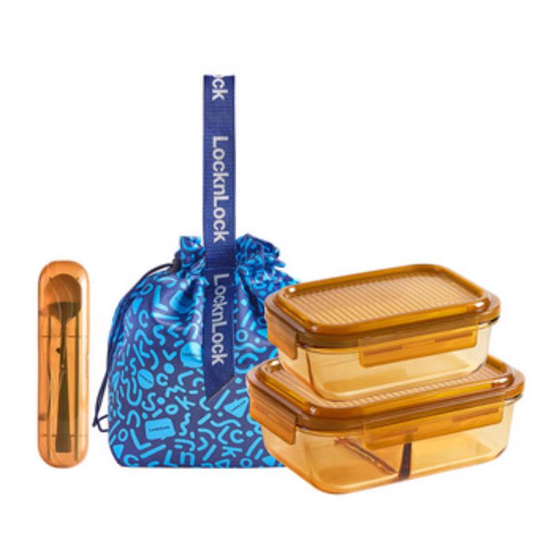 LocknLock Rhine Glass Food Storage Set
