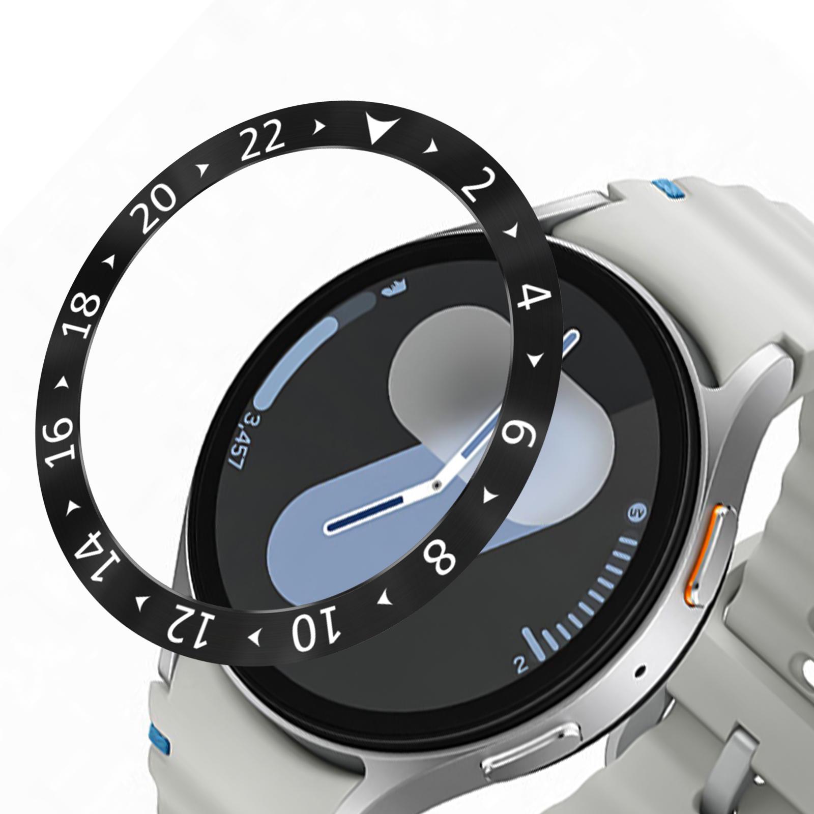 

Для Samsung Galaxy Watch7 40 мм Кольцо-ободок для часов Металлическое кольцо-ободок циферблата Кольцо-рамка с клеем D