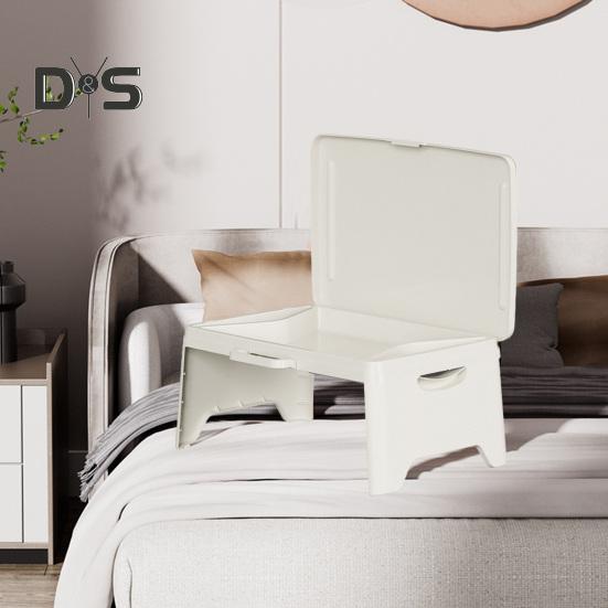 Faltbarer Schoßschreibtisch mit tragbarem Griff, robuster, leichter Reise-Stehtisch, Bett, Laptop-Computertisch, Studenten, Mini-Studien-/Arbeitstisch