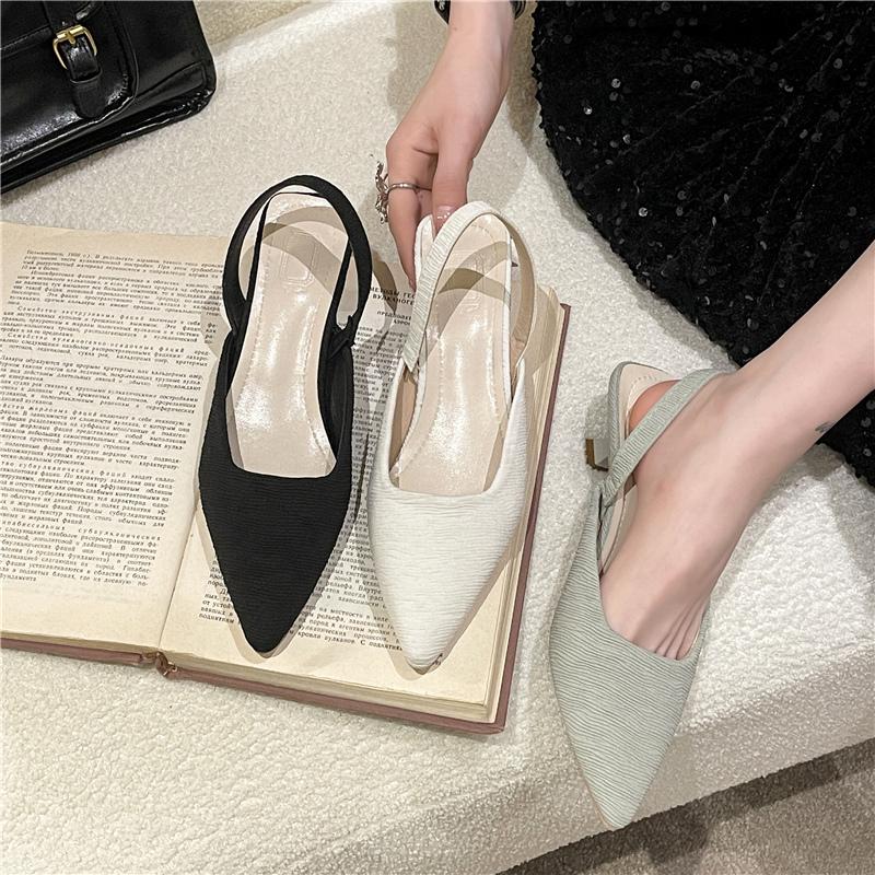 New Style Sandals Women Summer Shoes Short Heels Ankle Strap Woman Work Casual Shoes Brand Sexy Basic Sandals Plus Size 35-42