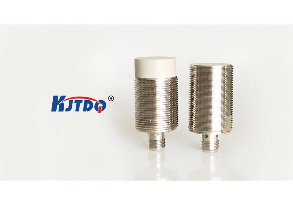 KJTDQ Inductive M30 Proximity Sensor, Aviation Plug, NPN, 24V Normally Open