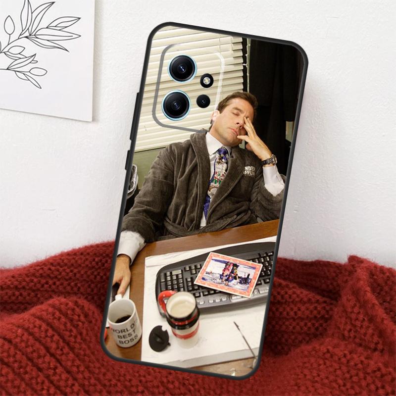 TV The Office Michael Scott Case For Xiaomi Redmi Note 13 9 10 11 12 14 15 Pro Plus Cover For Redmi 15 C 12C 13C 14C 10C