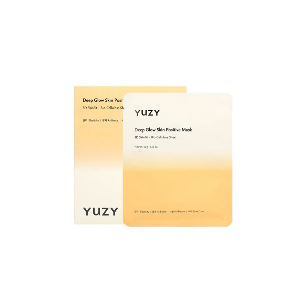 YUZY Deep Glow Skin Positive Mask 5 Sheets