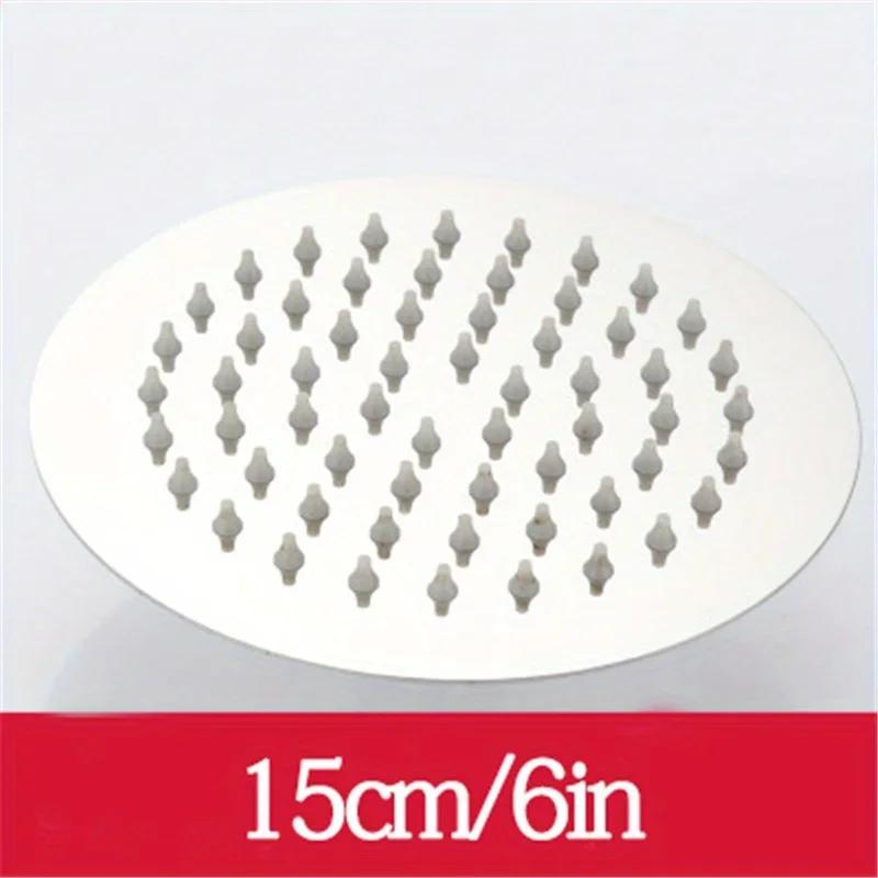 Duschkopf Ultradünn Druckbeaufschlagt Badezimmer Wasserfall Regendusche Badezimmerzubehör Edelstahl Top-Sprinkler