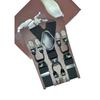6 Clips Men'S Suspender Belt, Strap Thickened Elastic Belt, High-Quality Hardware Accessories