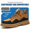 Men's Lightweight High-Top Work Shoes: Wear-Resistant, Comfortable, Bend-Resistant, Anti-Smash, Anti-Puncture.