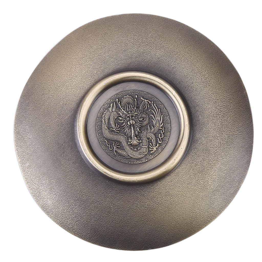 Zinc Alloy Incense Stick   Holder Dragon Pattern   Plate for Bedroom Temple Bronze