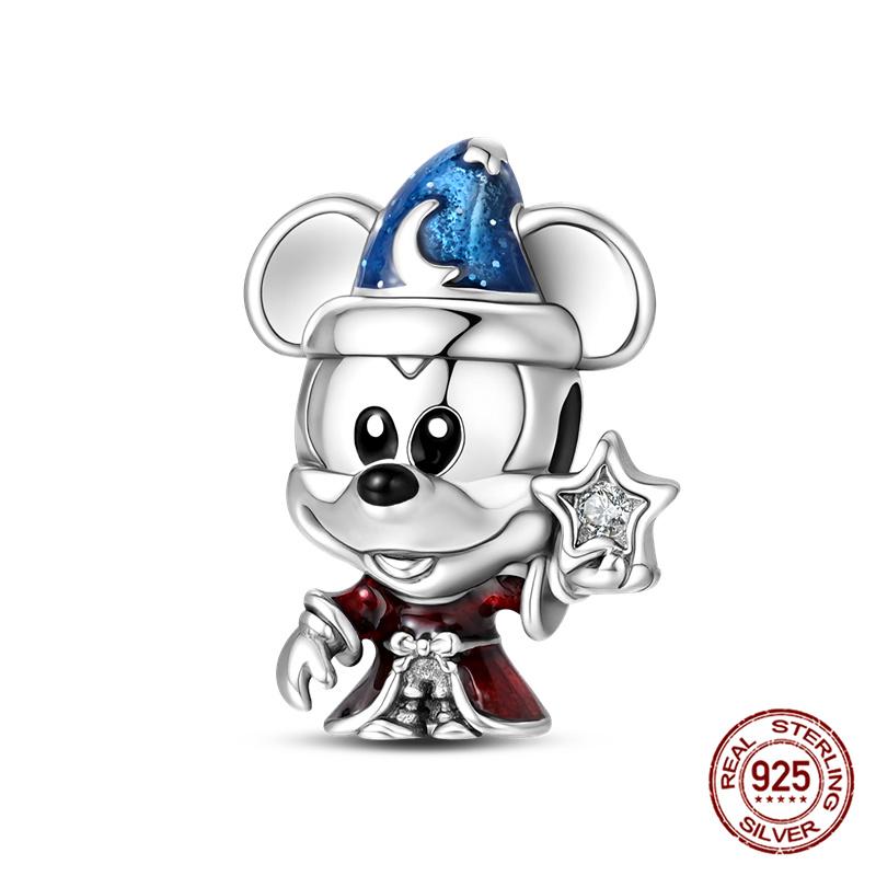 Tree Spirit Cheshire Cat Stitch Bead Giant Dumbo charms plata de ley 925 original Fit Bracelet DIY Jewelry Making Women's Gift