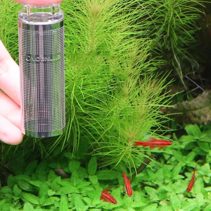 Aquariums Water Pump Filter Stainless Steel Mini Mesh Guard Media Cover Accessories Fish Tanks Filter Inflow Frame