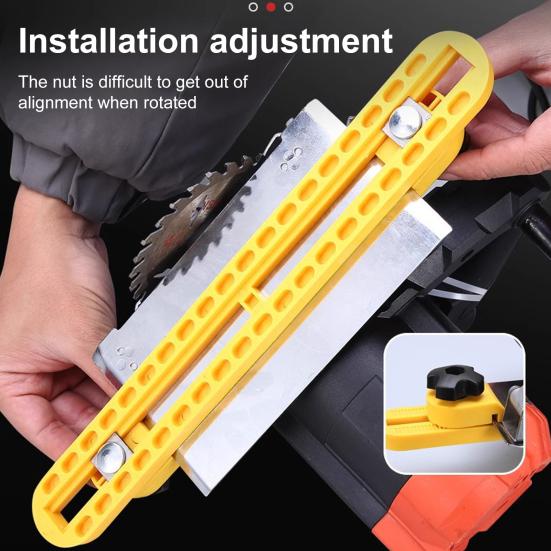 Adjustable Cutting Machine Base Guide Adjustable Electric Circular Saw Milling Positioning Clamp Precision Cutting Machine Base Guide