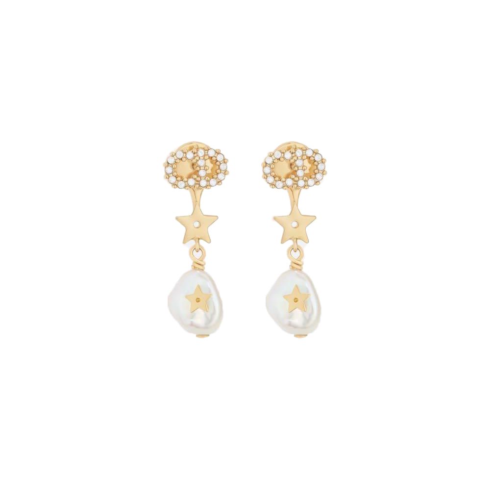 

Dior White Pearl Gold/Rose Gold Metal Earrings Women Earrings E0804SYDCY-D301 Basic Packaging-Dust Bag,Gold