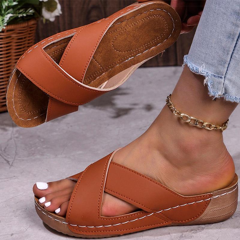 

Женские сандалии Повседневные летние сандалии Обувь Женские туфли на танкетке Женские босоножки на каблуках Для обуви на каблуке Летняя обувь Sandalias 36 коричневый